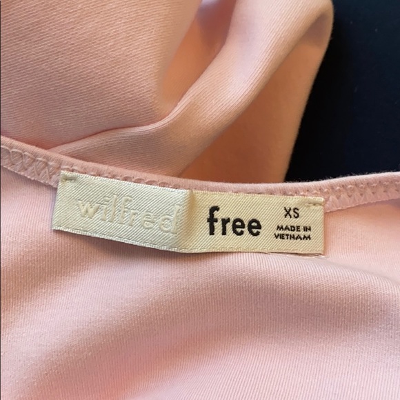 Aritzia Wilfred Free Leila Bodysuit - Brand New, Silene Pink, XS - Picture 4 of 4